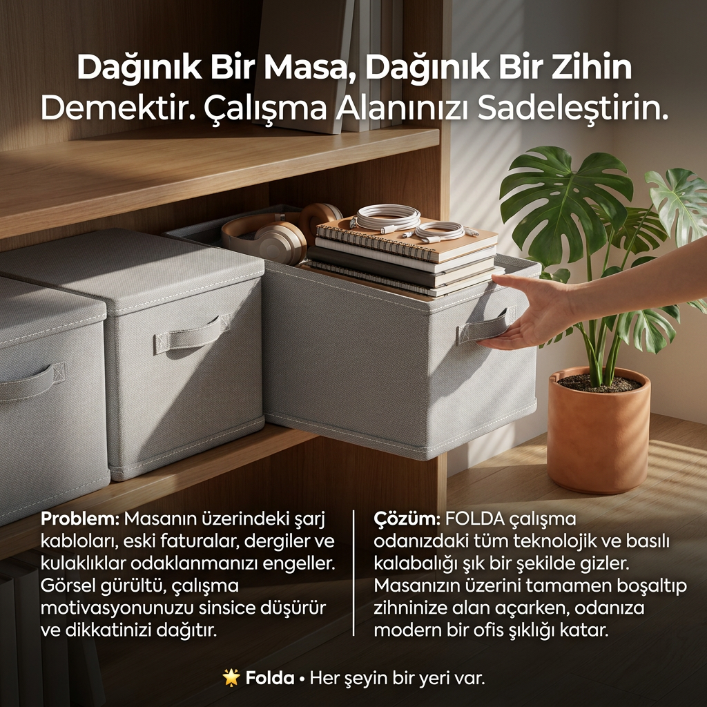 Folda Dolap İçi Düzenleyici Seti