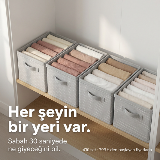 Folda Dolap İçi Düzenleyici Seti