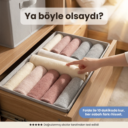 Folda Dolap İçi Düzenleyici Seti
