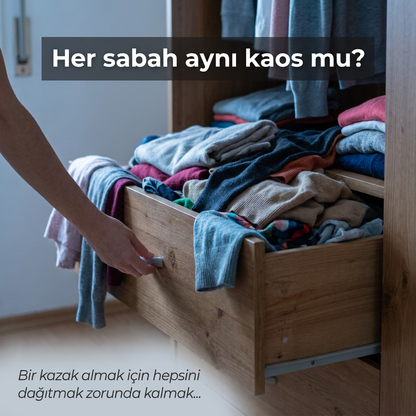 Folda Dolap İçi Düzenleyici Seti