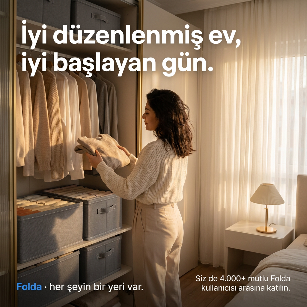 Folda Dolap İçi Düzenleyici Seti